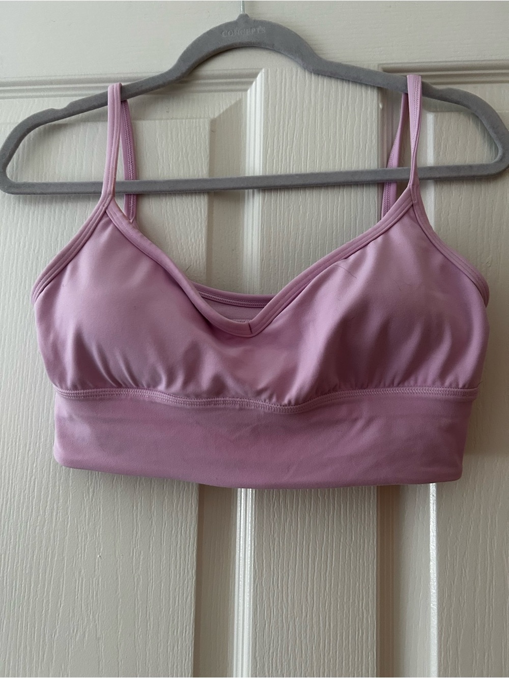lululemon athletica Light Pink Strappy Sports Bra